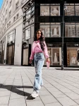 Bluza damska OLAVOGA ROSEA 2026 pudrowy róż - maWer Fashion