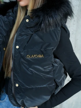 Kamizelka damska OLAVOGA SIERY 2026 czarna