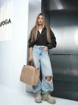 Bluza damska OLAVOGA DIRECTION 2026 brązowa - mawershop