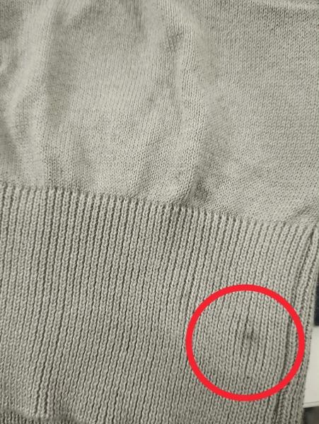OUTLET Sweter męski OLAVOGA TERUS 2026 oliwkowy - produkt ze skazą