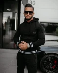 Komplet męski OLAVOGA VEAR 2025 czarny - maWer Fashion