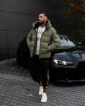 Zimowa kurtka męska OLAVOGA SPARKNOING 2025 khaki - maWer Fashion