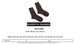 Skarpetki damskie OLAVOGA AVILA 2026 ecru - mawershop