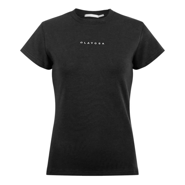 T-shirt damski OLAVOGA ESTONAR 2026 czarny - mawershop