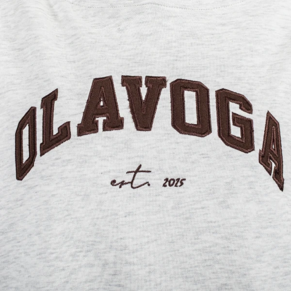 Bluza damska OLAVOGA TRODI 2026 szara - mawershop