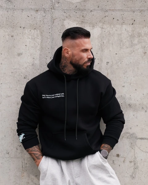 Bluza męska OLAVOGA EAGLE 2026 czarne - mawershop