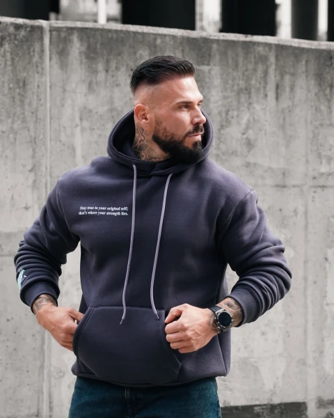 Bluza męska OLAVOGA EAGLE 2026 grafitowa - mawershop