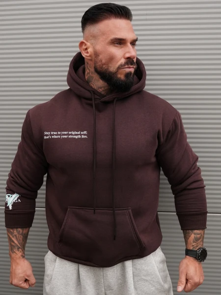 Bluza męska OLAVOGA EAGLE 2026 brązowa - mawershop