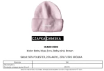 Czapka damska OLAVOGA OLMIO 2026 ecru - mawershop