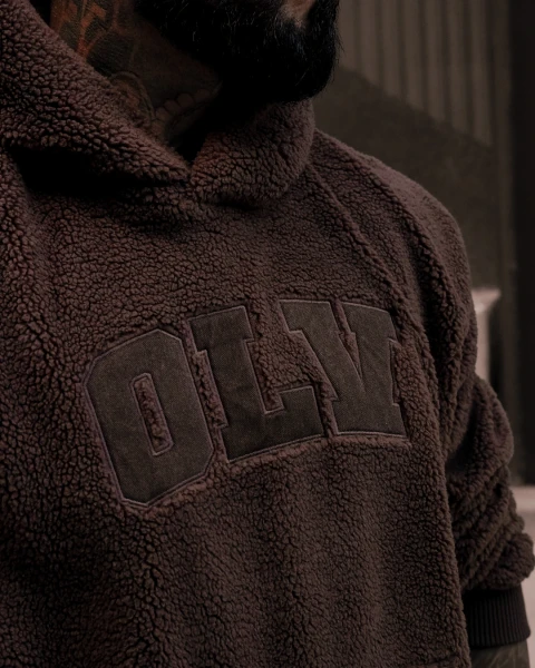 Bluza męska OLAVOGA OROFIOU 2026 brązowa - mawershop