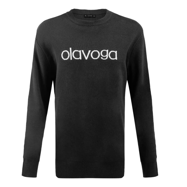 Sweter męski OLAVOGA SALO 2026 czarny  - mawershop