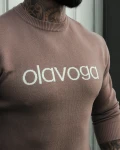 Sweter męski OLAVOGA SALO 2026 beż - mawershop
