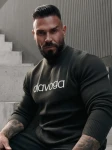 Sweter męski OLAVOGA SALO 2026 khaki - mawershop