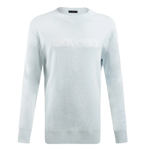 Sweter męski OLAVOGA SALO 2026 błękitny - mawershop