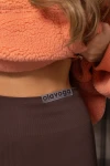Legginsy damskie OLAVOGA MENEKO 2026 brązowe - mawershop